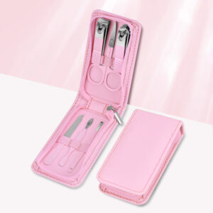 Complete 6-Piece Pink Manicure & Pedicure Set