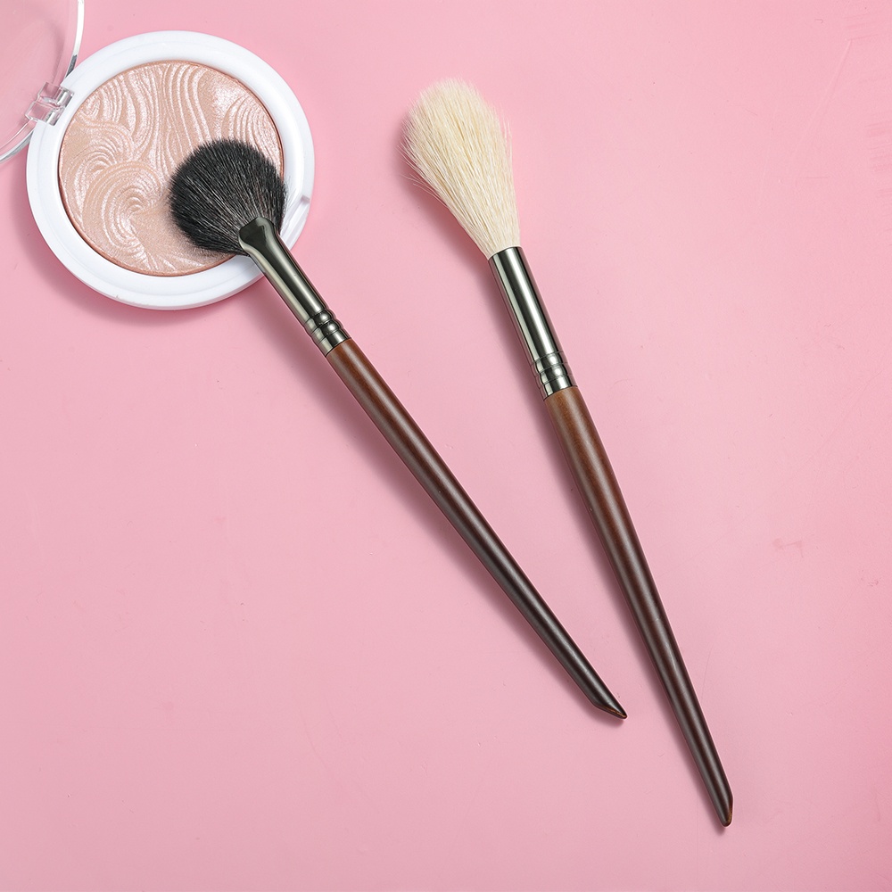 Professional Soft Goat Hair Highlight Brush Set