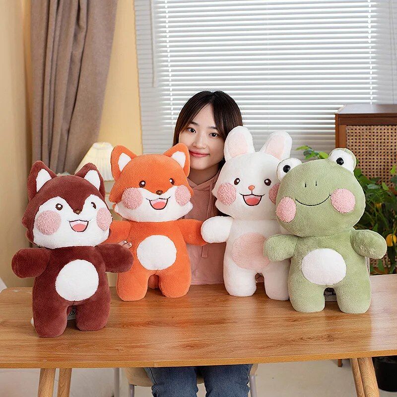 Kawaii Cartoon Animal Plushies - Image 2