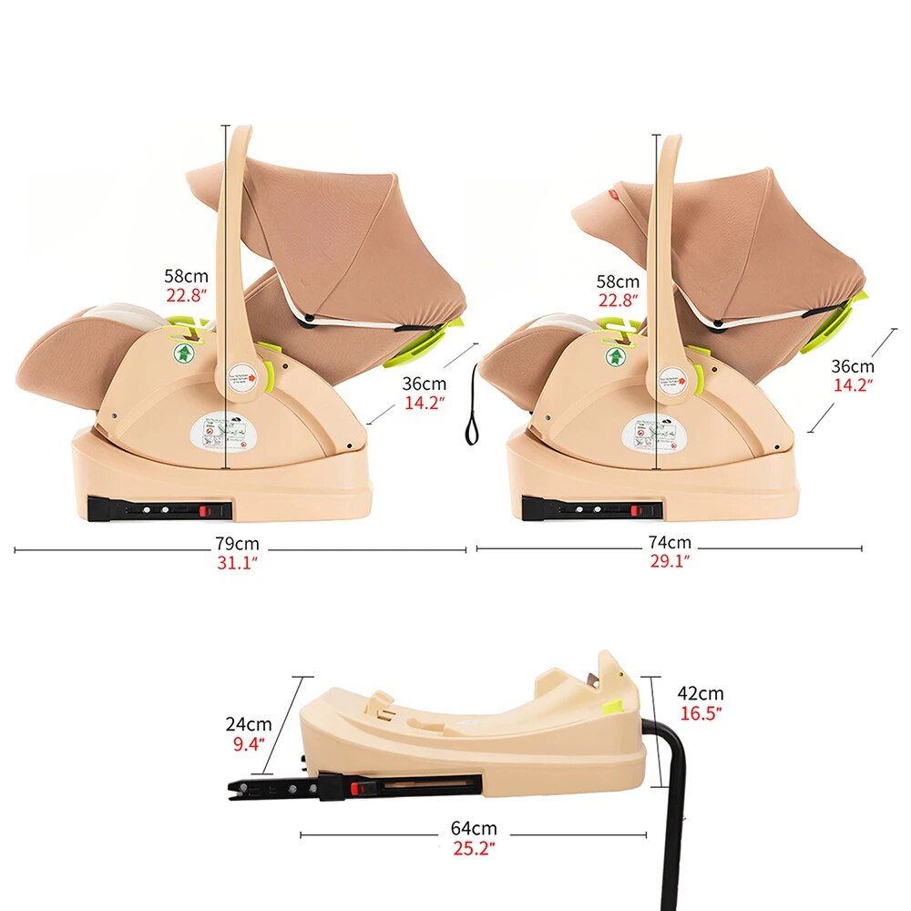 5-in-1 High Landscape Travel System Stroller - Image 7