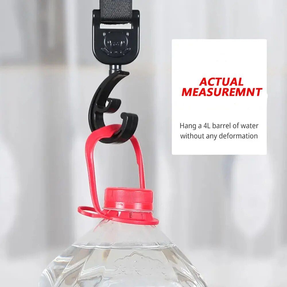 360° Rotating Universal Stroller Hooks (2-Pack) - Durable, Easy Install Pram Accessory - Image 4