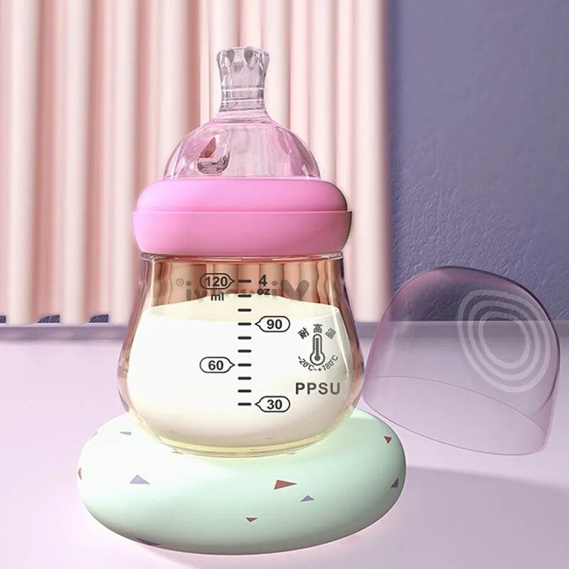 Safe & Fun Cartoon-Themed Baby Feeding Bottle - 120ml, BPA-Free PPSU - Image 4