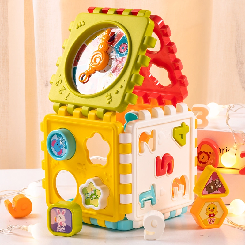 Shape Sorting Activity Cube: A Montessori Toddler's Delight - Image 6