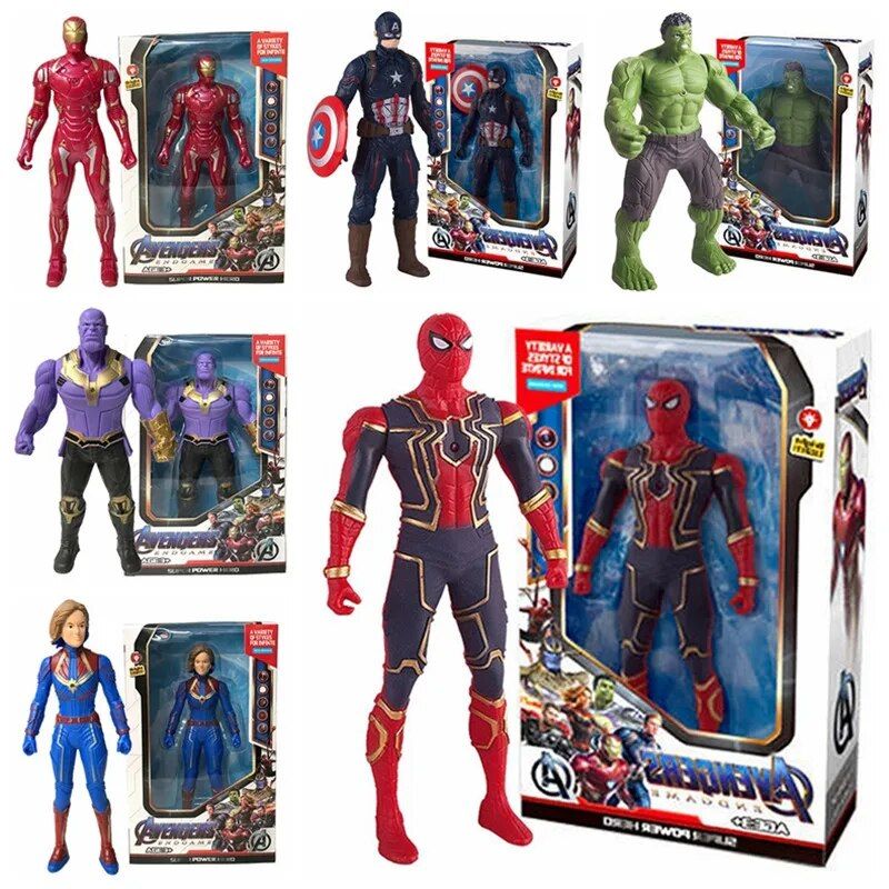 17cm Animated Superhero Action Figure - Luminous, Articulated, Collectible - Image 3