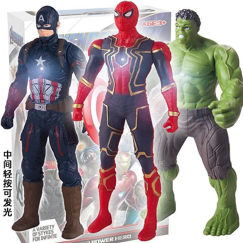 17cm Animated Superhero Action Figure - Luminous, Articulated, Collectible - Image 4