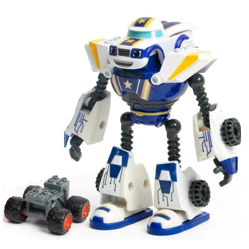Transforming Monster Machines Toy Cars - Deformable Action Figure Robots for Kids - Image 5