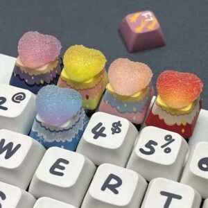 Colorful Candy Sugar Love for Cross Shaft Mechanical Keyboards
