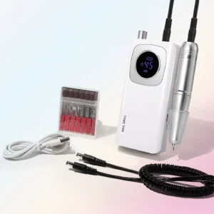 Professional High-Speed Rechargeable Nail Drill Machine with LCD Screen