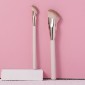 Professional Liquid Foundation and Concealer Makeup Brush Set