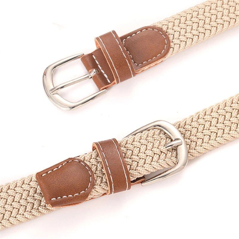2023 Trendy Unisex Canvas Belt with Metal Alloy Pin Buckle for Casual and Formal Attire - Image 5