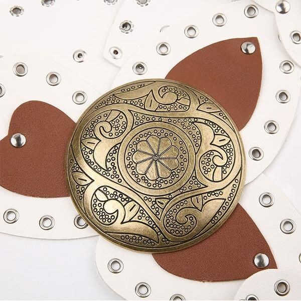 Heart-Shaped Hollow-Out PU Leather Belt for Women - Image 4