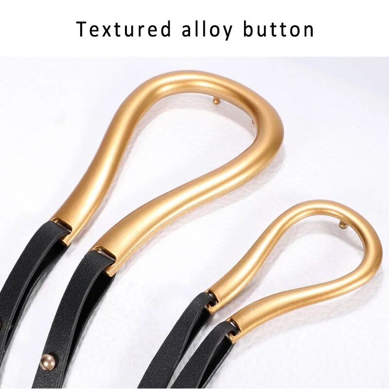 Elegant European Style Horseshoe Buckle Belt for Women - Image 4