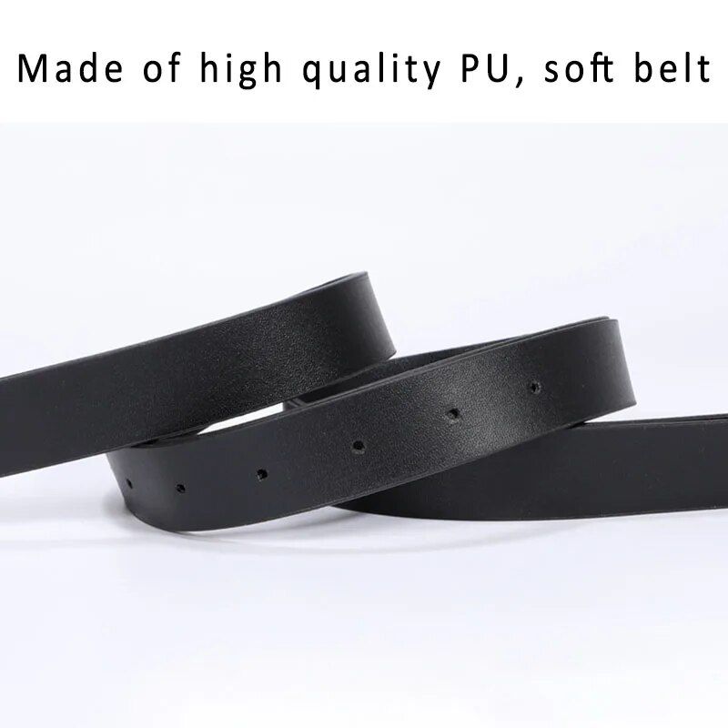 Elegant European Style Horseshoe Buckle Belt for Women - Image 6