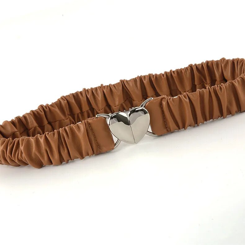 Adjustable Elastic Heart Waist Belt for Women - Image 6