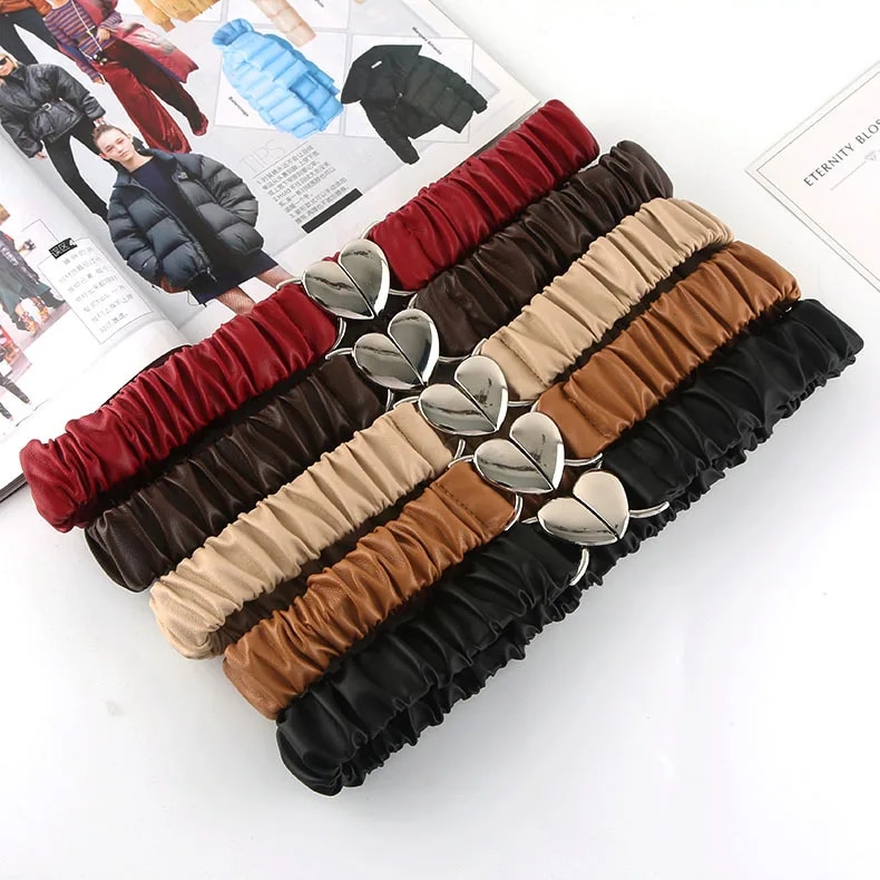 Adjustable Elastic Heart Waist Belt for Women - Image 3