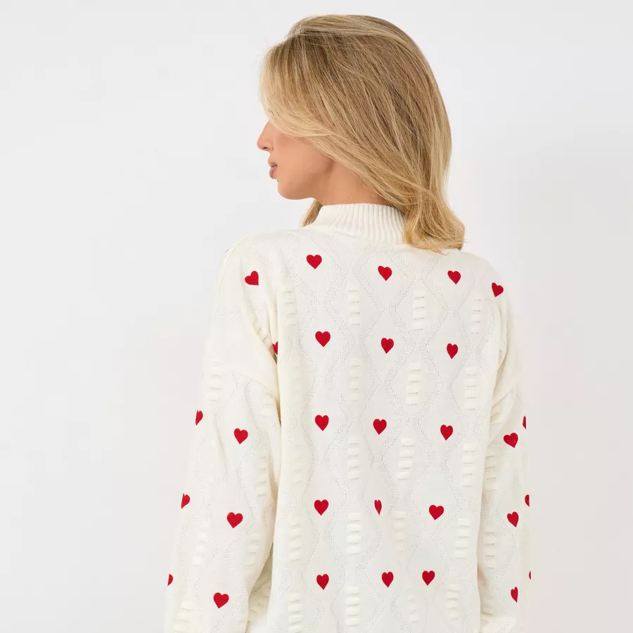 Women's Sweet Love Pullover Sweater - Image 3