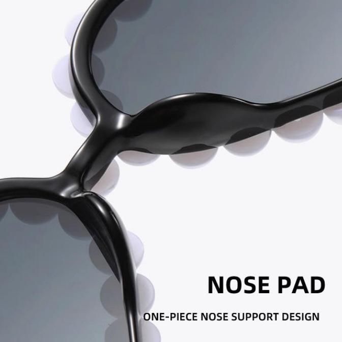 Luxury Heart-Shaped Pearl Sunglasses for Women - Image 5