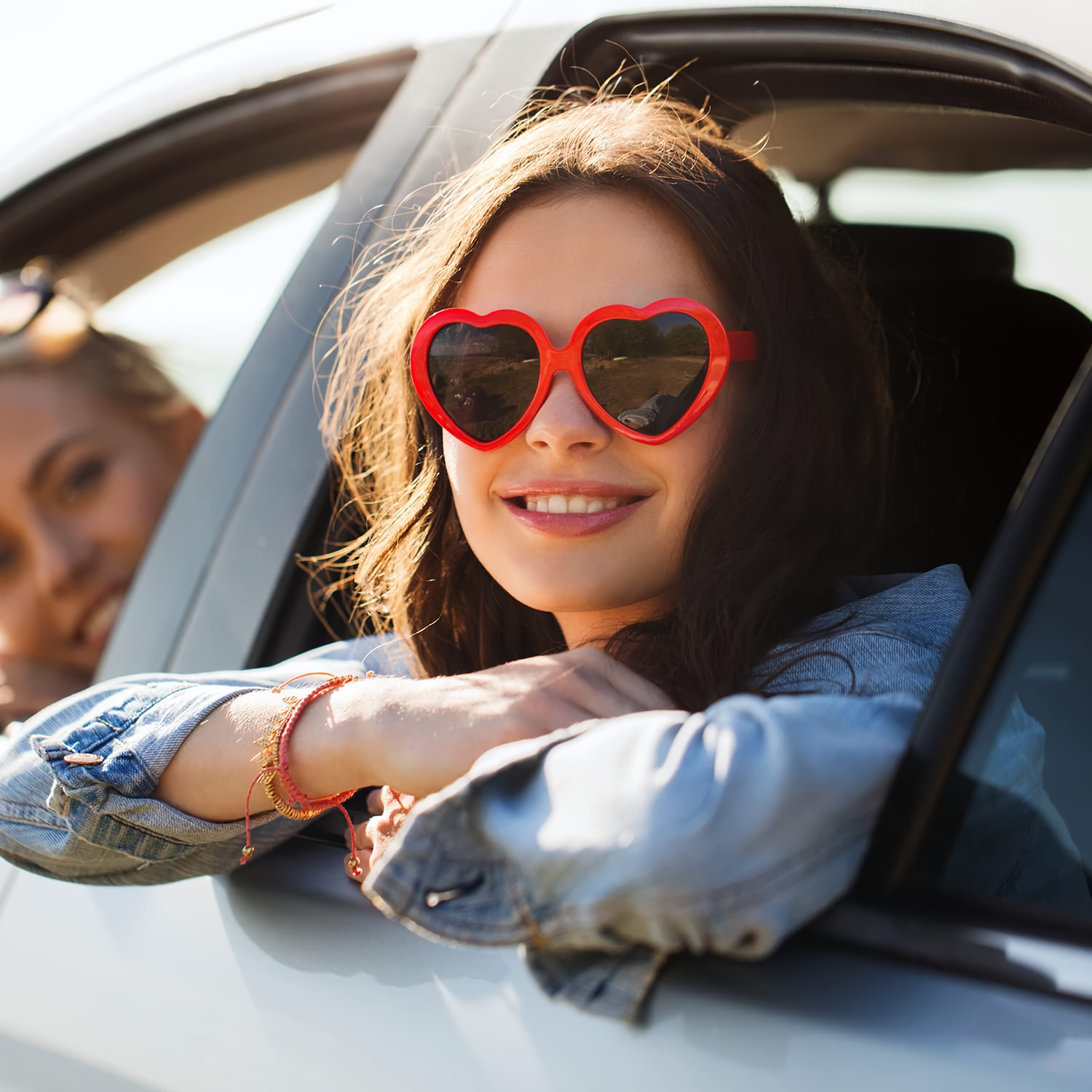 Heart-Shaped Light Transforming Sunglasses - Image 3