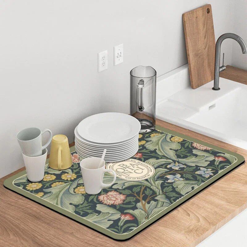 Multi-Purpose Super Absorbent Dish Drying & Heat Resistant Mat - Image 3