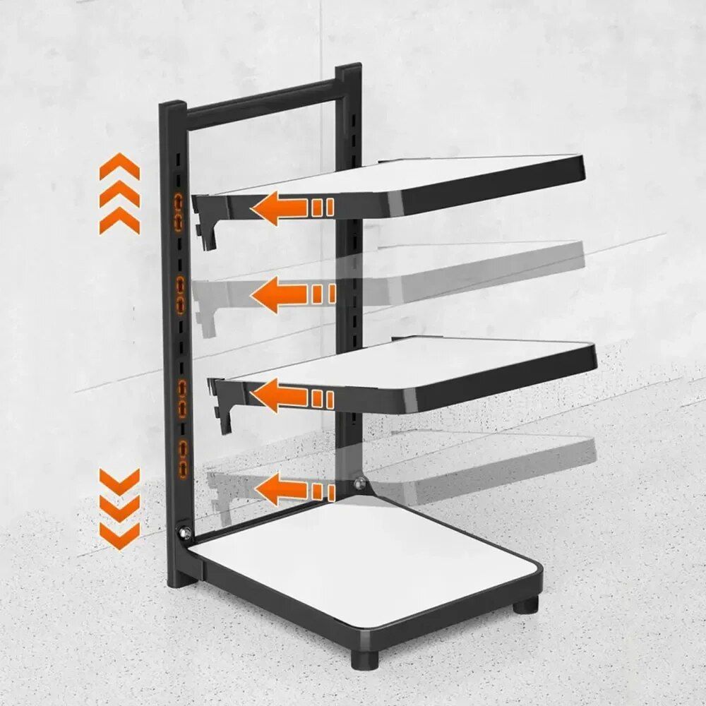 Adjustable Multi-Layer Kitchen Storage Rack - Space-Saving Under Sink Organizer - Image 7