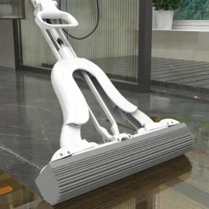 Adjustable Telescopic Sponge Mop with Super Absorbent Dual-Use Head