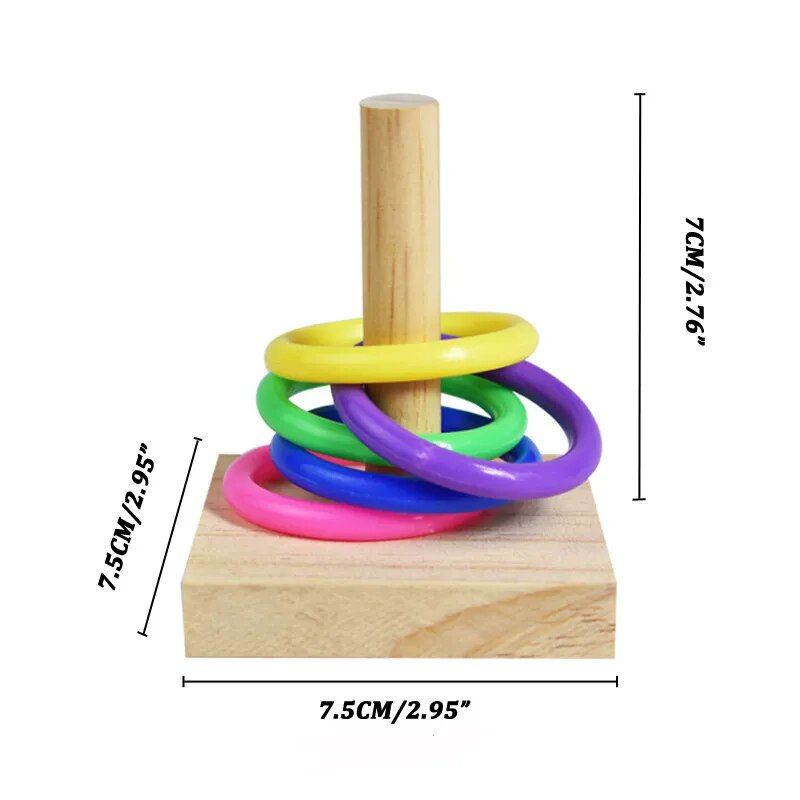 Colorful Parrot Puzzle Toy Set - Image 3