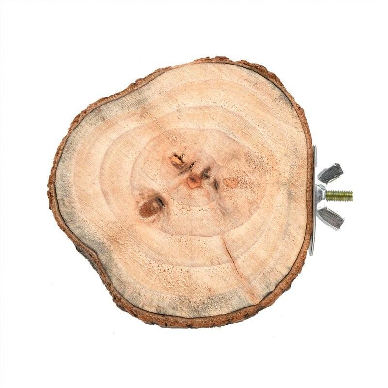 Natural Wooden Bird and Small Pet Perch - Image 3